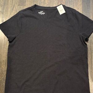 J. Crew Black Short Sleeve Tee